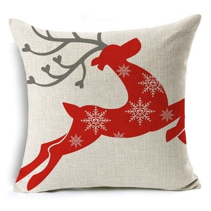 Di Vendita caldo Rosso <span class=keywords><strong>Cuscini</strong></span> Di Natale Copre Motivo a Quadri Cassa Del Cuscino Decorativo - Product Image 5