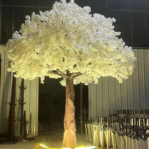 Grand arbre d'érable jaune artificiel fait main, faux arbre d'érable japonais rouge, arbre d'érable chinois - Product Image 5