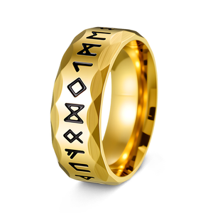 Anillos de Joyería Fina para Hombre, Anillo de Plata Antiguo, Anillo Vikingo Vintage, Anillo de Acero de Titanio <span class=keywords><strong>Juve</strong></span>, Venta al por Mayor de Moda - Product Image 5