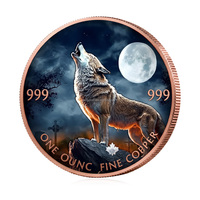 Pièce de monnaie personnalisée en cuivre fin 999 de 1 once, thème Halloween Citrouille Sorcière Grimace, pièce de défi en métal double face, pièce de collection souvenir