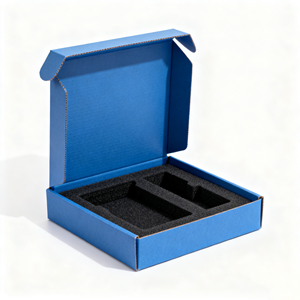 Boîte à rabat biodégradable faite à la main, design luxueux, vernis à ongles, huile, sérum pour la peau, boîte d'avion, carton ondulé, doublure en carton - Product Image 3