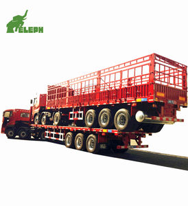 <span class=keywords><strong>Remolque</strong></span> de 3 ejes 60t para transporte de animales, caña de azúcar, ganado <span class=keywords><strong>usado</strong></span>, estaca, valla de carga - Product Image 6