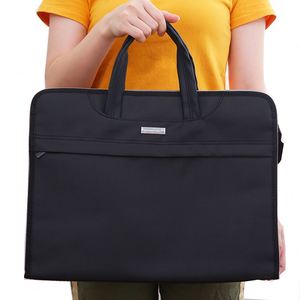 Porte-documents élégant grande capacité A4 avec rabat et pochette, classeur simple pour papeterie professionnelle et organisation de documents - Product Image 2