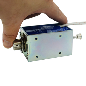 Điện Từ Một Chiều 12V 24V Điện Từ Kéo Đẩy Tuyến Tính Khung Mở Dài 25Mm - Product Image 3