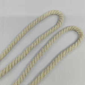 Corde torsadée 100% coton pour sacs vêtements Textiles de maison cordon de serrage revêtement rond épais coton corde lacets torsadés - Product Image 2