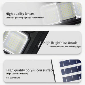 5 साल की वारंटी और रिमोट कंट्रोल के साथ 600 डब्ल्यू एकीकृत सौर स्ट्रीट लाइट आईपी 65 एब्स + md2835 6500k - Product Image 3