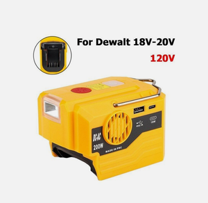 200w पावर इन्वर्टर डीसी 18v से एसी 230v usb कनवर्टर मैटिया या रियोबी के लिए कैंपिंग - Product Image 5