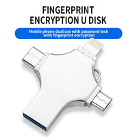 Cadeaux d'affaires promotionnels, clé USB pour téléphone portable 4 en 1, disque flash USB 4/8/16/32/64/128/256 Go