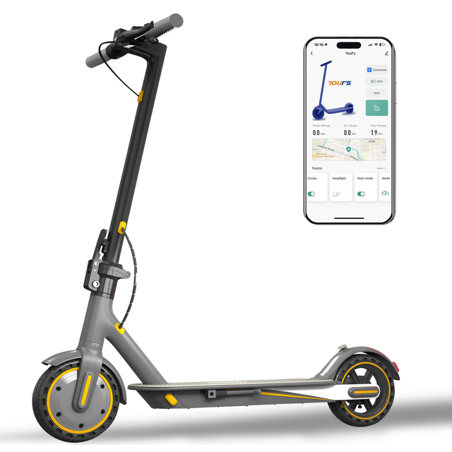 2024 Hot Sale 350W Electric Scooter 25-30Km/h Foldable Bluetooth App Control 8.5 Inch Honeycomb Tire 36V 10.5 Ah