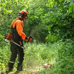 Yüksek kaliteli çim biçme makinesi 52cc en çok satan çim makası güç ot biçme makinesi çin OEM çim kesici makine