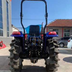 Tracteur agricole bleu 60HP 4x4 avec transmission par engrenages et moteur haute productivité pour usage agricole - Product Image 4