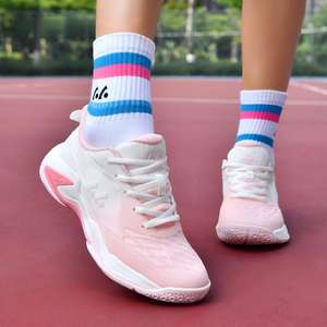 Zapatillas de bádminton a juego para parejas, color brillante, placa de carbono que absorbe los golpes, antitorsión, resistentes al desgaste, transpirables, para entrenamiento - Product Image 5