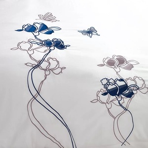 Wholesale <strong>Duvet</strong> <strong>Sets</strong> <strong>king</strong> Size <strong>White</strong> Cotton Bedding <strong>Sets</strong> with Embroidery Design for Luxury Hotel - Product Image 2
