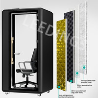 Cabine d'enregistrement vocale professionnelle Studio Pod avec isolation acoustique élevée pour l'enregistrement musical