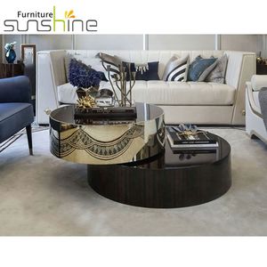 Sunshine Furniture Tea <strong>Tables</strong> With <strong>Black</strong> High <strong>Gloss</strong> <strong>Side</strong> Coffee <strong>Table</strong> Combination Marble Centre <strong>Table</strong> Designs - Product Image 3