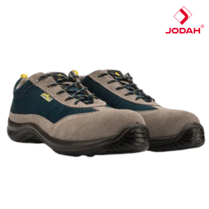 รองเท้าเซฟตี้อุตสาหกรรม JODAH มาตรฐาน S1P กันลื่น ระบายอากาศ หนังกลับผสมหนังแท้ ป้องกันการกระแทก รุ่น Unisex ASTISPGB36 - Product Image 2