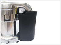 Hoge snelheid huishoudelijke sapcentrifuge met roestvrijstalen behuizing, fruitsapcentrifuge voor de keuken