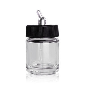 128 Paint Pot 22cc Glass Airbrush Bottle With Screw Cap For Multi Color <b>Spraying</b> Accessories - Product Image 2