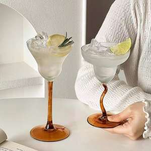 <span class=keywords><strong>Verre</strong></span> à cocktail en spirale créatif M, verres à martini rotatifs à longue tige, gobelets <span class=keywords><strong>de</strong></span> bar personnalisés, coupe à champagne, articles <span class=keywords><strong>de</strong></span> bar - Product Image 2