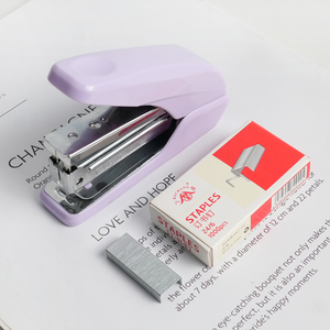 2025 Tùy Chỉnh Khuyến Mại Bền Chất Lượng Cao Tím Stapler <span class=keywords><strong>Set</strong></span> 1000 Mặt Hàng chủ lực Văn Phòng Nguồn Cung Cấp Văn Phòng Phẩm <span class=keywords><strong>Set</strong></span> Cho Sinh Viên - Product Image 5