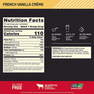 אבקת חלבון מי גבינה איכותית בהתאמה אישית, ברמת מזון בריאה, בעלת תעודת חלאל, 0.9 ק\\\"ג, 2.27 ק\\\"ג, 5 ליברות, לבן, לנשים בהריון - Product Image 3