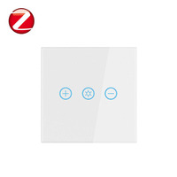 Interrupteur à intensité variable double pôle AC 220V pour Zigbee, compatible avec Alexa et Google Home