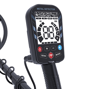 Detector de Metales con Bobina de Búsqueda de 30 cm, Pantalla LCD, Plástico Negro, Uso Industrial, Equipo de Búsqueda de Tesoros - Product Image 4
