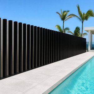 Clôture en aluminium à lattes de style américain haut de gamme pour jardin, assemblage rapide KD, panneaux de séparation de jardin blancs pour l'intimité, OEM - Product Image 2