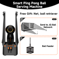 Robot de tennis de table portable, certification CE, professionnel, automatique, programmable, machine de service de balles de ping-pong pour l'entraînement