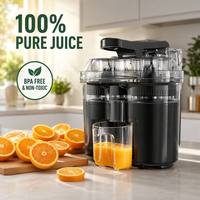 Extracteur de jus électrique de cuisine à double tête 120W, presse-agrumes 2 têtes, mixeur, extracteur d'orange, machine à jus d'agrumes
