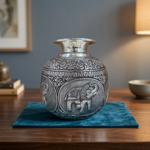 Sculpture d'éléphant Kalash - Product Image 3
