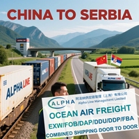 Transitaire maritime Ocean Train, EXW, FCA, FOB, DDP, DAP, de Chine vers la Serbie, agent maritime, entreposage, assurance, livraison