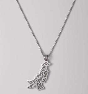 Inspire-collar de acero inoxidable con <span class=keywords><strong>mapa</strong></span> de caligrafía, joyería personalizada de fábrica, Oem, <span class=keywords><strong>mapa</strong></span> urbano nacional de África, Pakistán y Jordan - Product Image 5