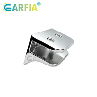 Herrajes para Muebles Garfia, Accesorios para Gabinetes, Abrazadera de Vidrio de Aleación de Zinc, Soporte para Estantes de 10 mm de Espesor, Fácil Instalación