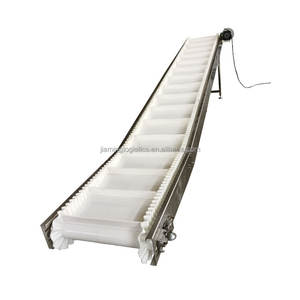 Gıda ve çiftlik asansör kullanımı için vida deşarj ile paslanmaz çelik tırmanma besleyici kazıyıcı kova konveyör bant - Product Image 2