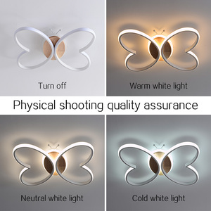 <span class=keywords><strong>Lampadario</strong></span> LED Moderno a Forma di Farfalla con Telecomando <span class=keywords><strong>per</strong></span> Camerette dei Bambini, Certificato IP33 - Product Image 2