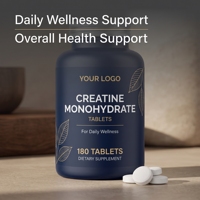 Créatine Monohydrate Micronisée Ultra Comprimés Supplément avec Électrolytes 180 Comprimés 180g Fournisseur OEM ODM Marque Privée