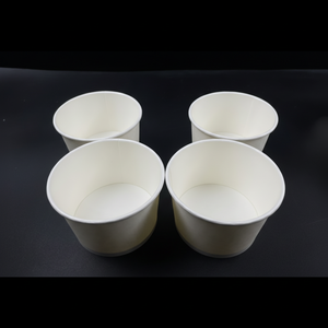 Bols en papier personnalisés de 500ml avec couvercles en plastique fabriqués au Vietnam pour vaisselle ustensiles de cuisine verres - Product Image 1