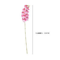 Fleur d'orchidée Phalaenopsis artificielle réaliste en gros pour la décoration de la maison, les remises de diplômes, les hôtels et Noël