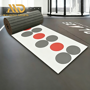 Tappetino da <span class=keywords><strong>Ginnastica</strong></span> Portatile Arrotolabile con Superficie in Moquette <span class=keywords><strong>per</strong></span> Cheerleading, <span class=keywords><strong>Ginnastica</strong></span>, Tumbling, Lotta, Esercizi, in Schiuma XPE <span class=keywords><strong>per</strong></span> Palestra Domestica - Product Image 1