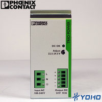 Phoenixcontact 2866323 TRIO-PS/1AC/24DC/10 primer-switch Trio catu daya untuk pemasangan rel Din
