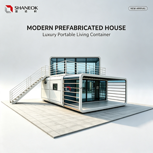 <span class=keywords><strong>บ้าน</strong></span><span class=keywords><strong>แคปซูล</strong></span>สำเร็จรูปสมัยใหม่ SHANEOK ปี 2026 จากจีน <span class=keywords><strong>บ้าน</strong></span>ขนาดเล็ก 20 ฟุต โครงสร้างเหล็กแบบโมดูลาร์ ระบายอากาศได้ดี <span class=keywords><strong>บ้าน</strong></span>ทรงแอปเปิ้ล สำหรับแกลมปิ้งกลางแจ้ง - Product Image 1