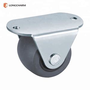 Fábrica preço pequeno rodízio plástico nivelamento rodízio ferro + plástico rodízio - Product Image 2