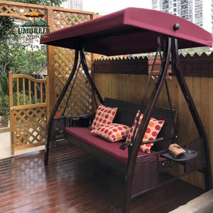 <span class=keywords><strong>Columpio</strong></span> Moderno y Sencillo para Patio Exterior, Balcón, Jardín, <span class=keywords><strong>Terraza</strong></span>, de Hierro Forjado y Aluminio, con Energía Solar, Sofá de Tres Plazas, <span class=keywords><strong>Hamaca</strong></span>, <span class=keywords><strong>Columpio</strong></span> - Product Image 2