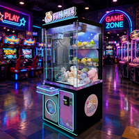 Peluche LED personnalisable Machine à grue à griffes Mini poupée Machine avec accepteur de billets