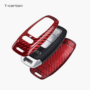 Funda de Fibra de Carbono T-carbon al por Mayor de Fábrica, Funda Protectora de Fibra de Carbono Real para Llaves de Audi A4 A5 A6 A7 A8 RS Q5 TT - Product Image 6