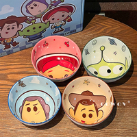 Service de vaisselle en céramique Disney, motifs Toy Story adorables, coffret cadeau idéal pour les enfants, la maison et les cadeaux.