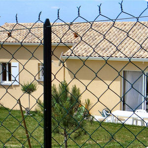 Cerca de eslabones de cadena galvanizada de fácil instalación ajustable para soportes de plantas trepadoras de jardín doméstico - Product Image 4