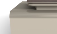 Escritorio de Oficina de Madera con Caja para Cables Oculta, Tomas de Corriente Integradas y Almacenamiento con Cerradura de Contraseña - Diseño para Oficinas Comerciales/Domésticas