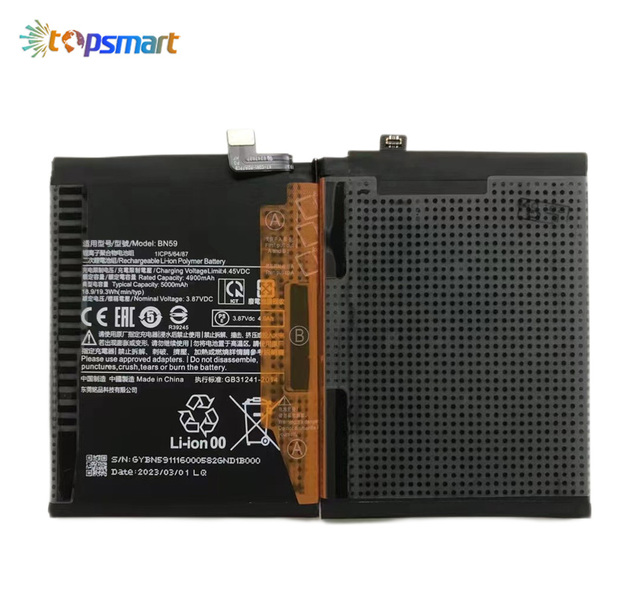 Lithium Battery for Xiaomi Redmi Note10 10S Replacement